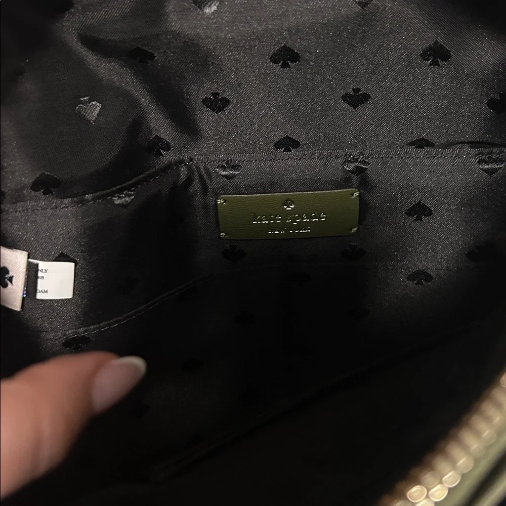 Kate Spade Forest Green Nylon Backpack